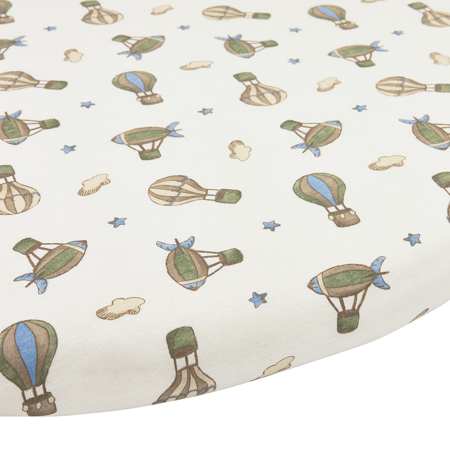 Meyco Spannbettlaken jersey print Air Balloons Multicolour