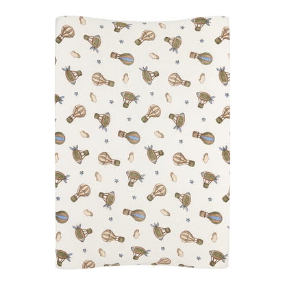 Meyco Wickelauflagenbezug jersey print Air Balloons Multicolour