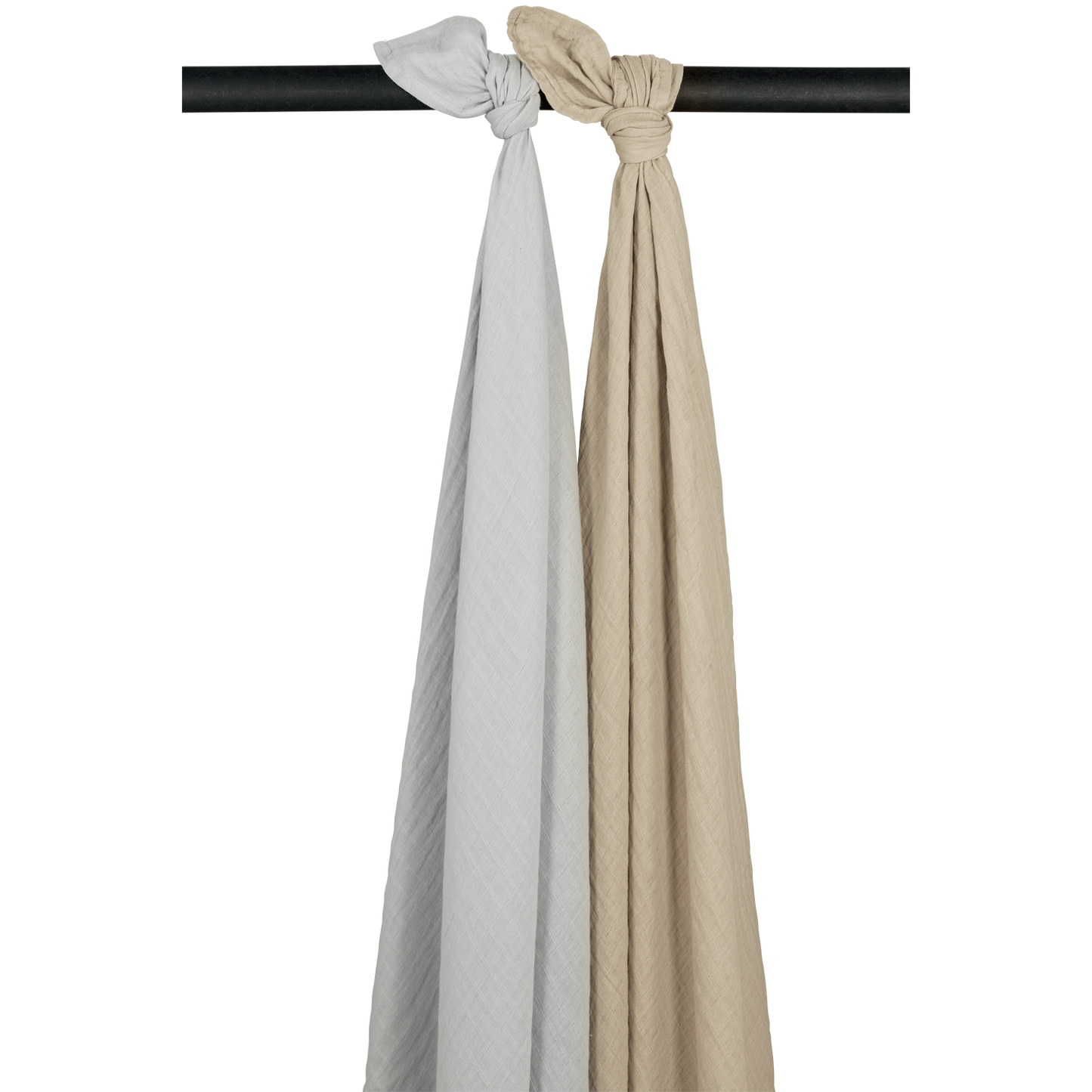 Meyco Musselinwindeln vorgewaschen musselin - Light Grey/Sand Light Grey/Sand Studio