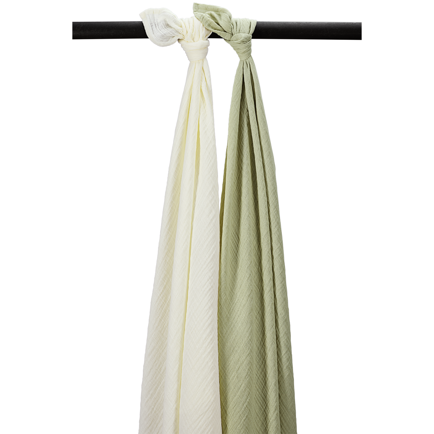 Meyco Musselinwindeln vorgewaschen musselin - Natural/Soft Olive Natural/Soft Olive Studio
