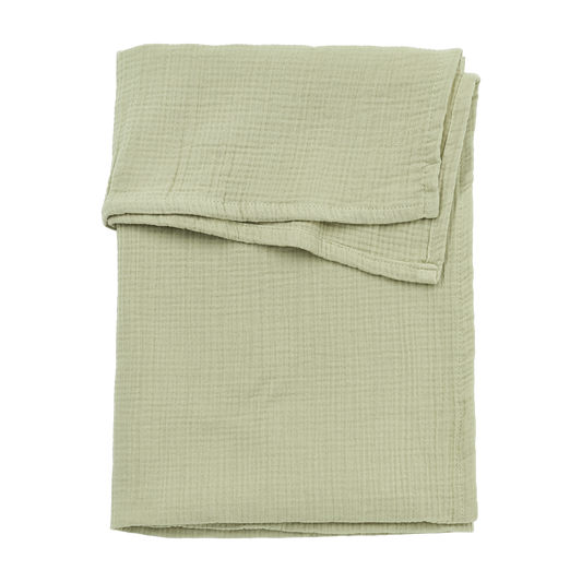 Meyco Bettlaken vorgewaschen musselin Soft Olive Studio