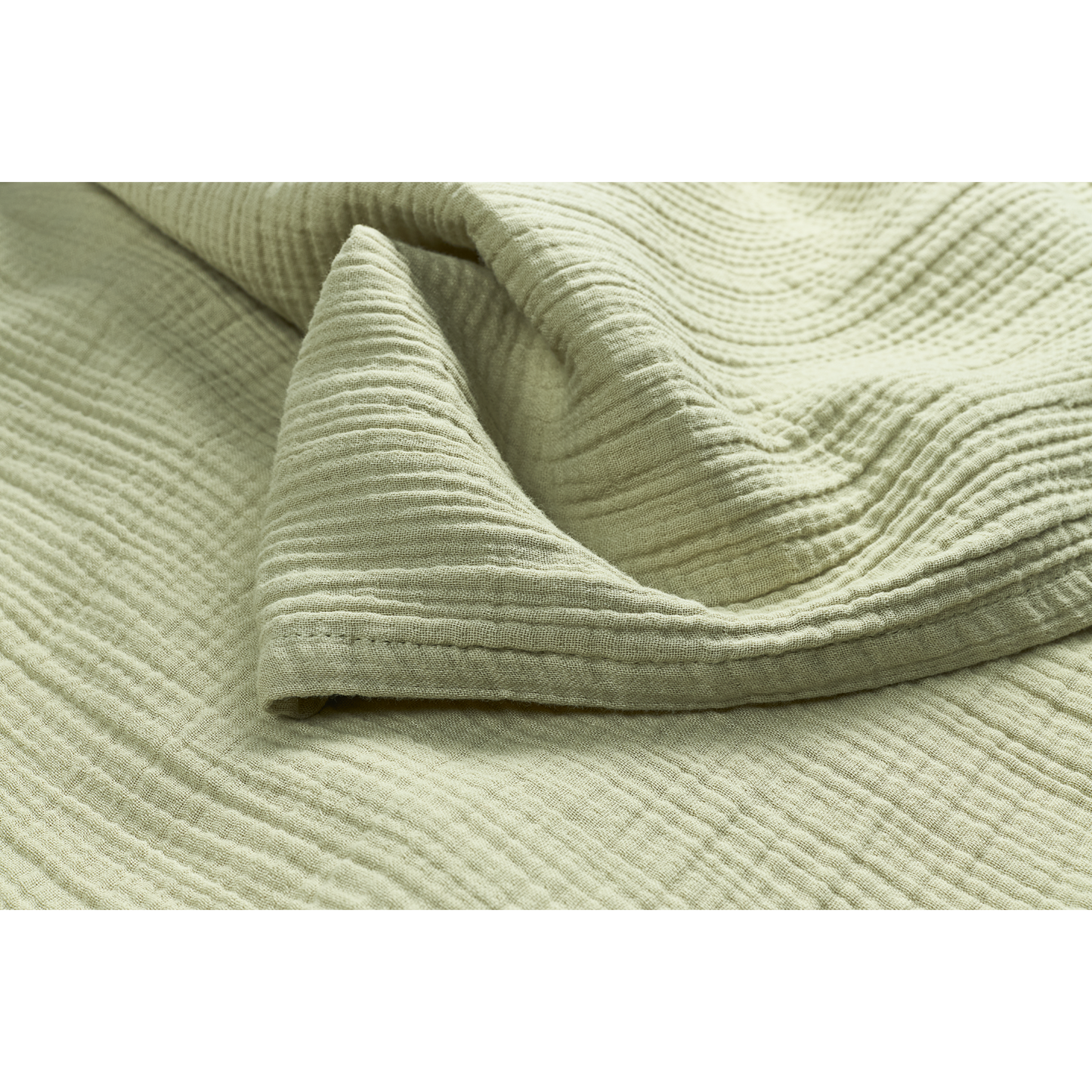 Meyco Bettlaken vorgewaschen musselin Soft Olive
