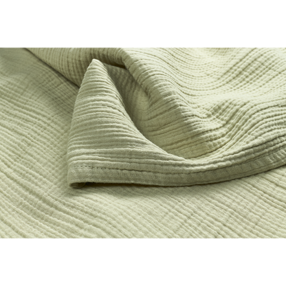 Meyco Bettlaken vorgewaschen musselin Soft Olive