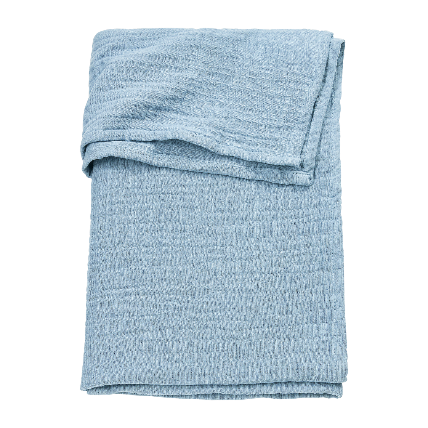 Meyco Bettlaken vorgewaschen musselin Jeans Blue Studio