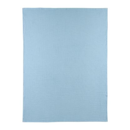 Meyco Bettlaken vorgewaschen musselin Jeans Blue
