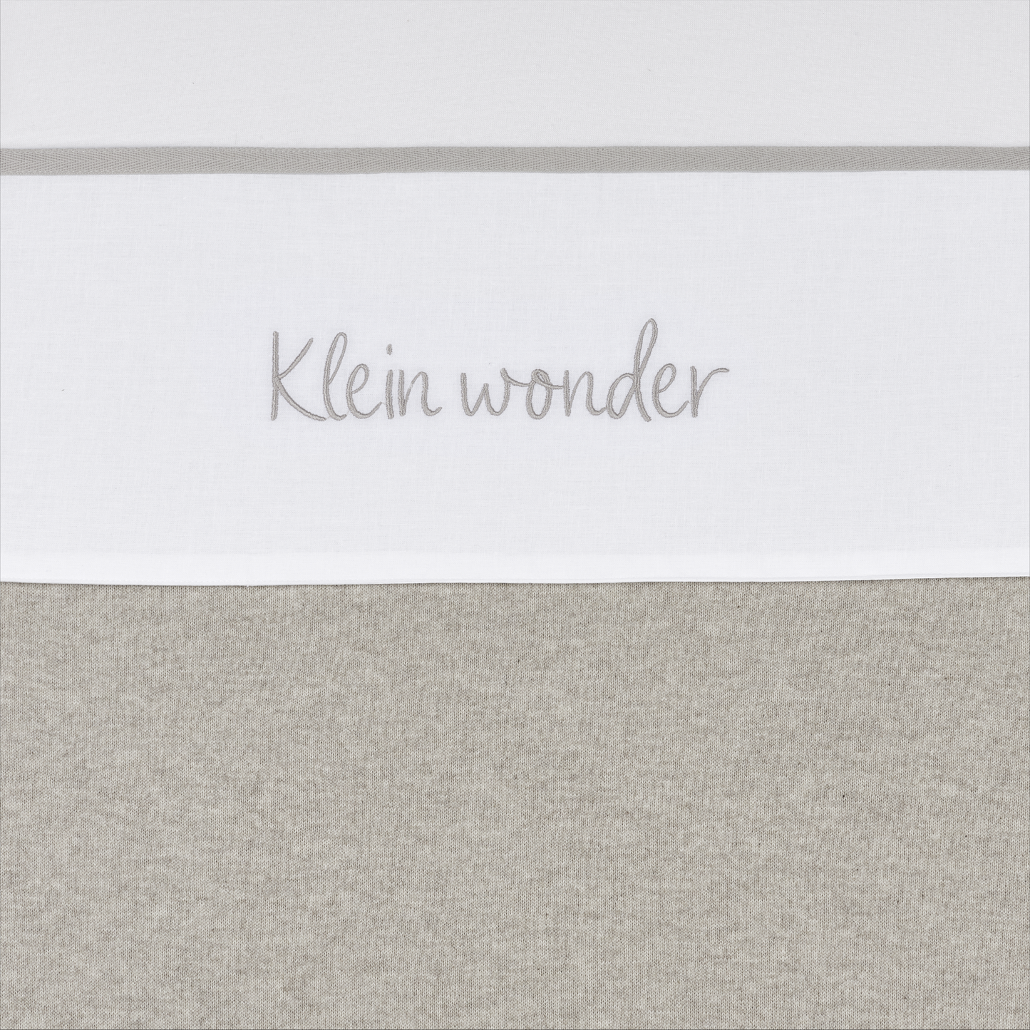 Meyco Bettlaken Gestickt Klein wonder Greige Studio