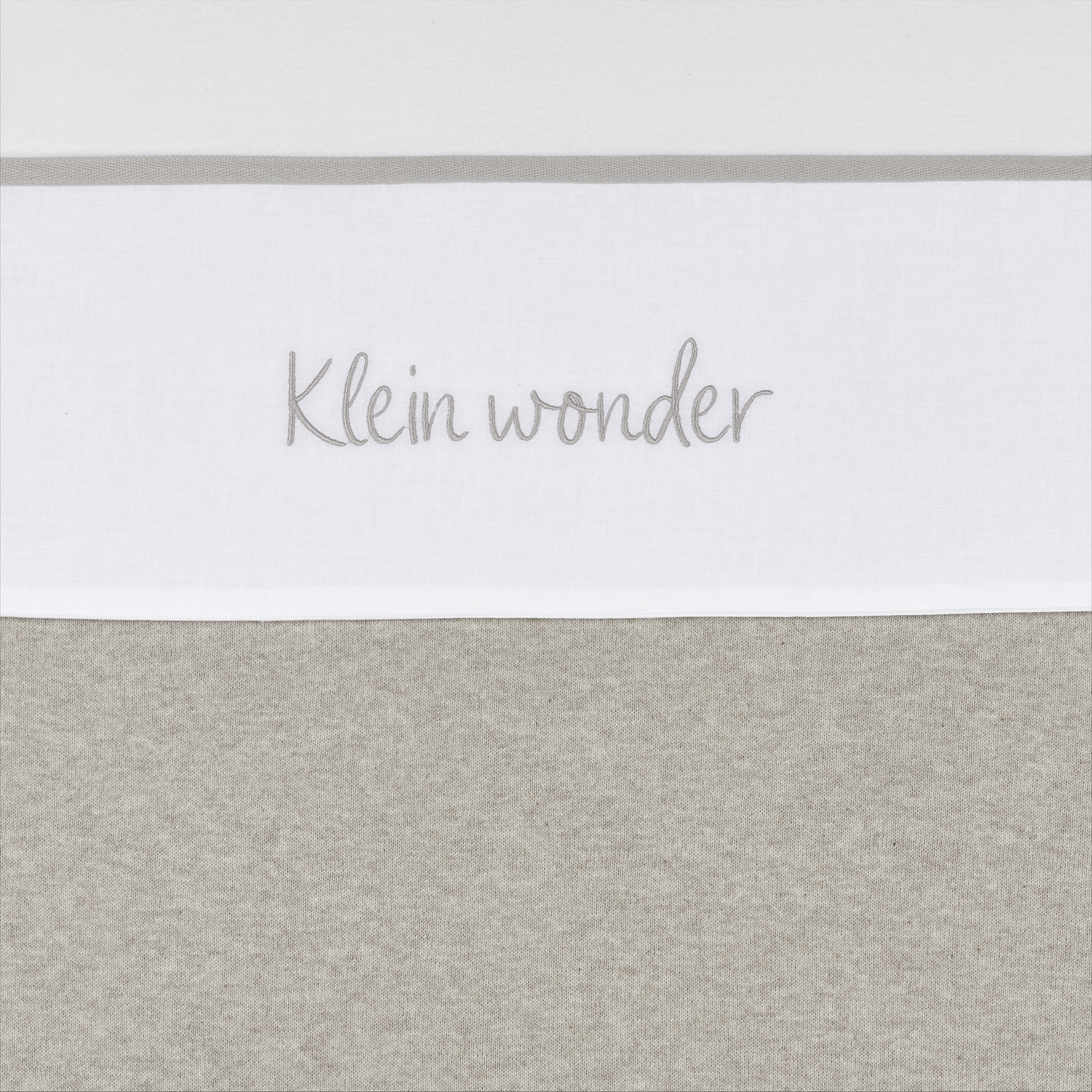 Meyco Bettlaken Gestickt Klein wonder Greige Studio