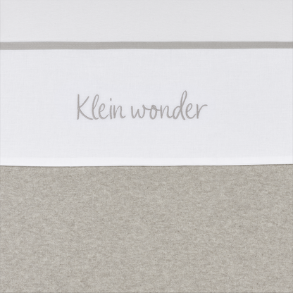 Meyco Bettlaken Gestickt Klein wonder Greige Studio