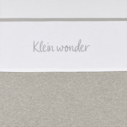 Meyco Bettlaken Gestickt Klein wonder Greige