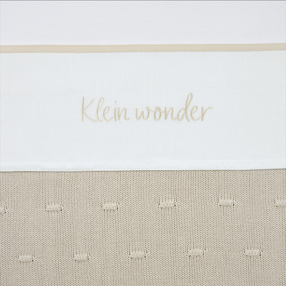 Meyco Bettlaken Gestickt Klein wonder Soft sand Studio