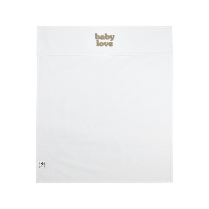 Meyco Bettlaken tufted Baby Love Sand Melange
