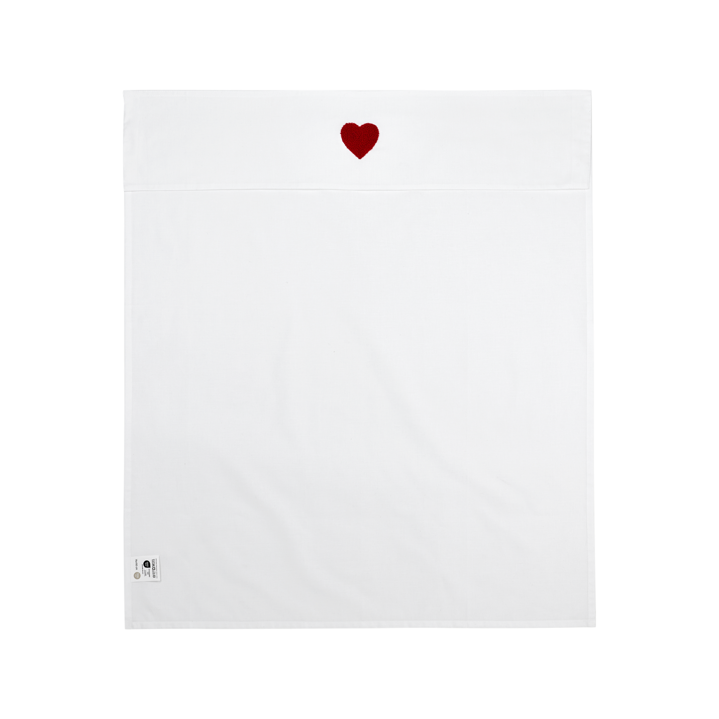 Meyco Bettlaken tufted Sweet Heart White/Red
