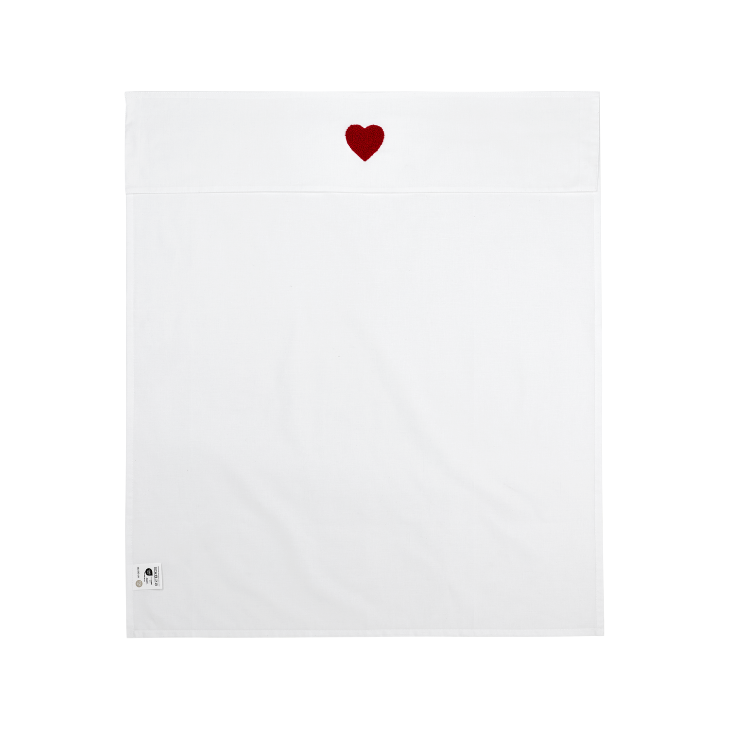 Meyco Bettlaken tufted Sweet Heart White/Red