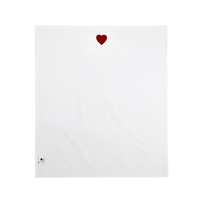Meyco Bettlaken tufted Sweet Heart White/Red