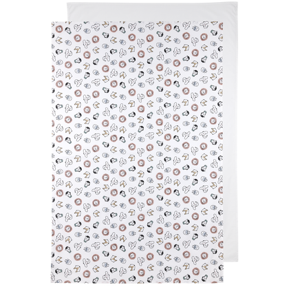 Meyco Bettlaken allover print Animal White