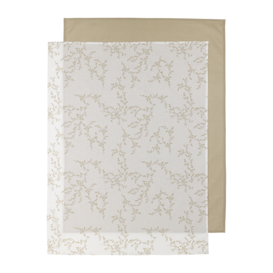 Meyco Bettlaken allover print Branches Sand Studio