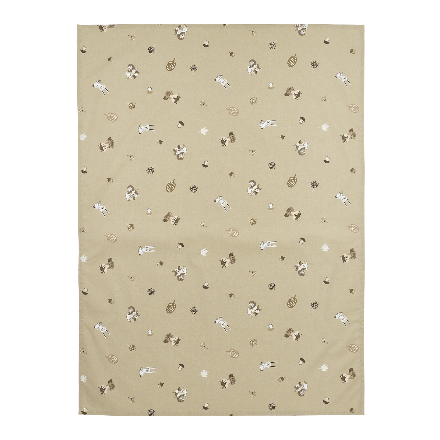 Meyco Bettlaken allover print Forest Animals Sand Studio