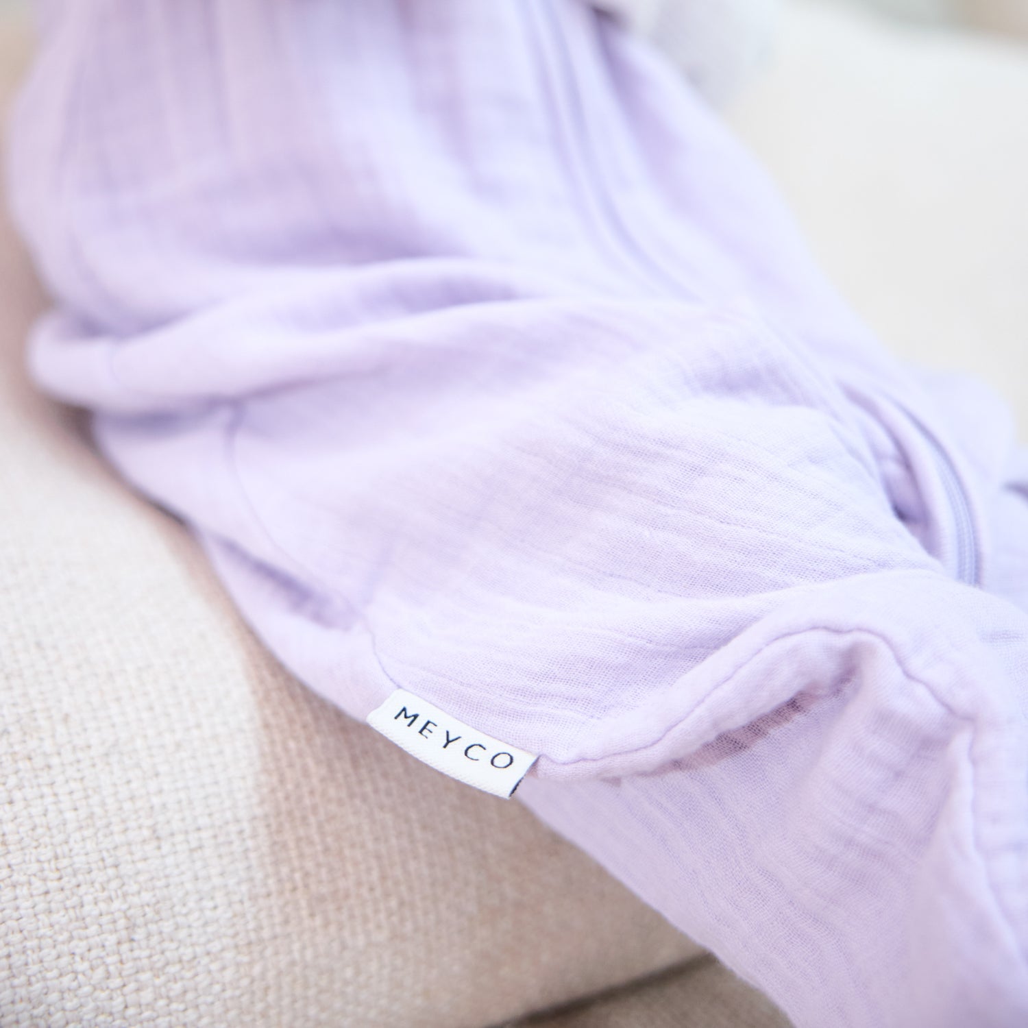 Meyco Schlafsack Jumper vorgewaschen musselin Soft Lavender