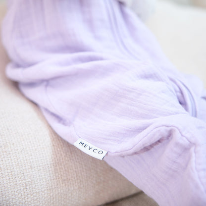 Meyco Schlafsack Jumper vorgewaschen musselin Soft Lavender