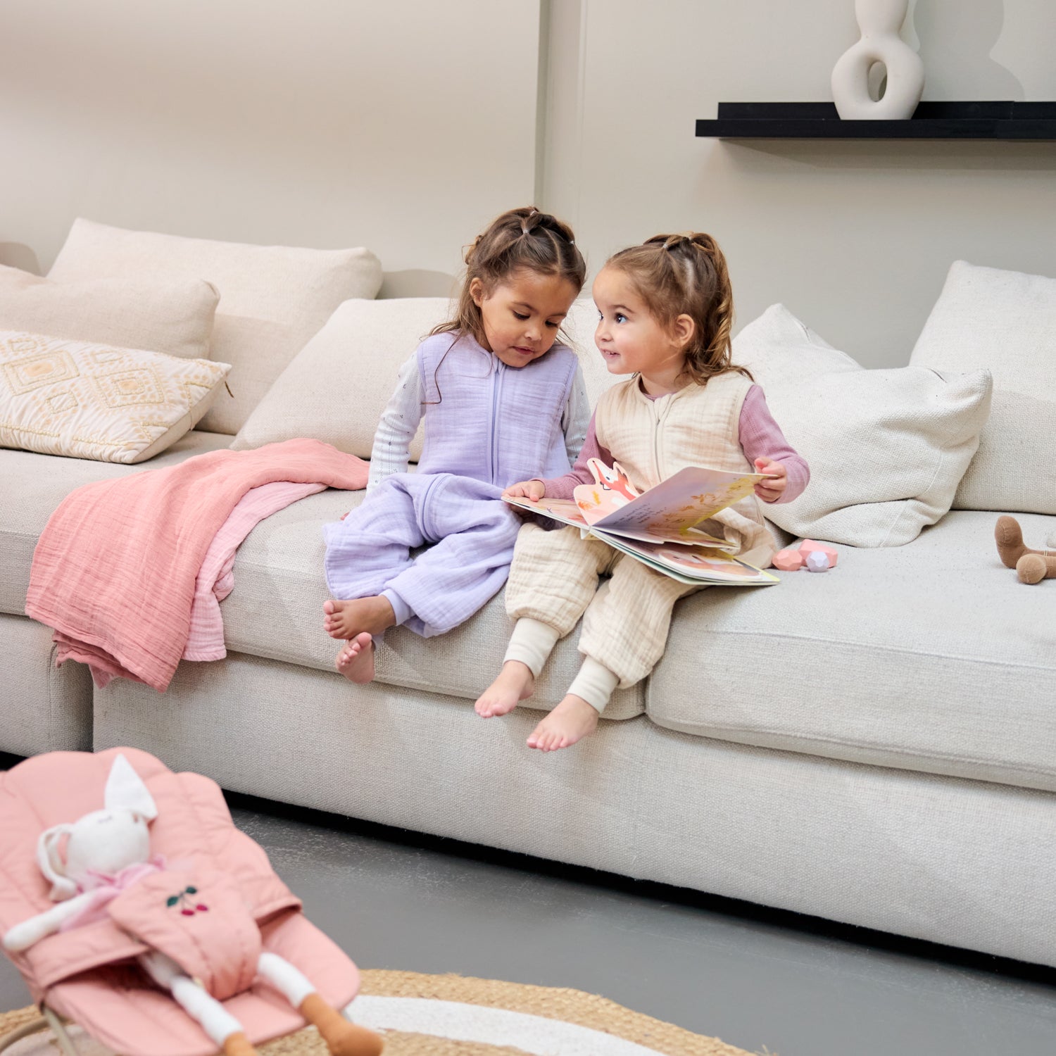 Meyco Schlafsack Jumper vorgewaschen musselin Soft Lavender