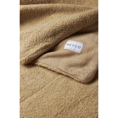 Meyco Tagesdecke bouclé Toffee