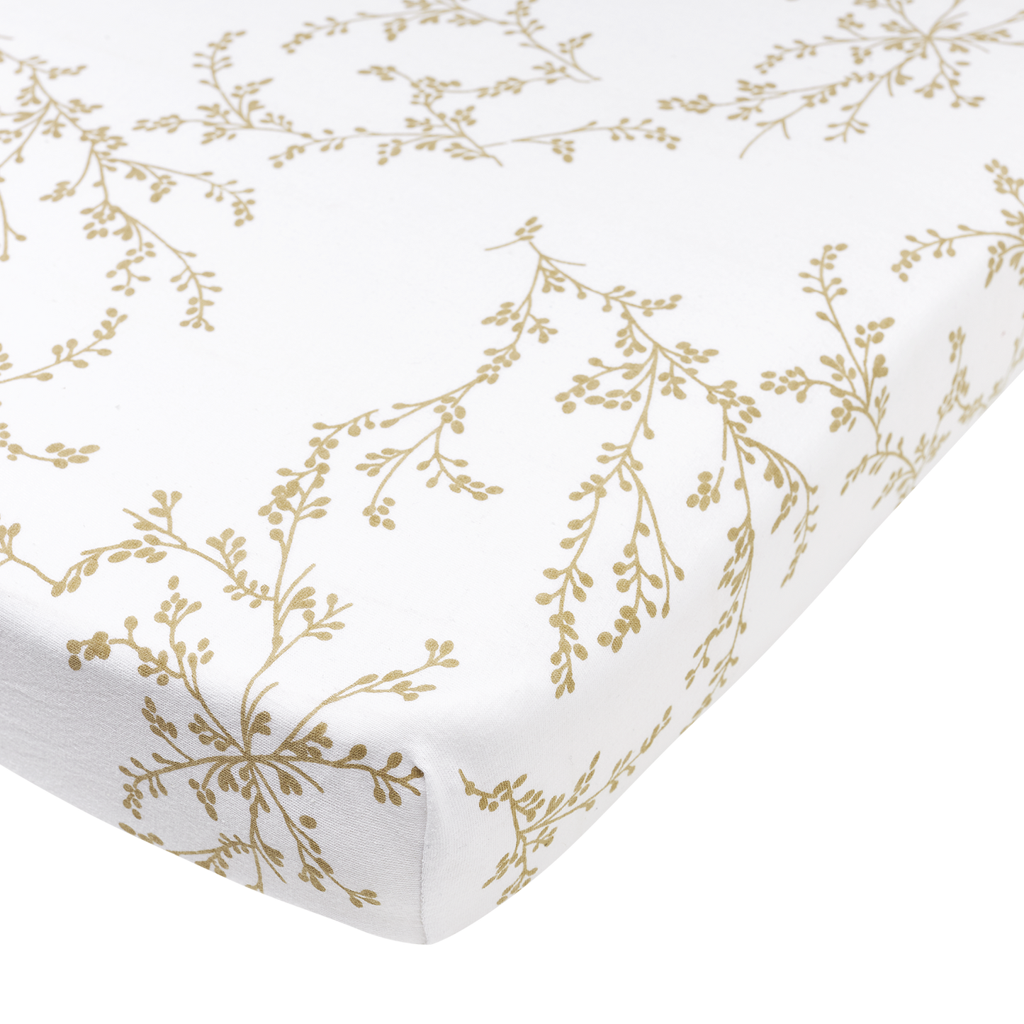 Meyco Spannbettlaken jersey print Branches Sand Studio