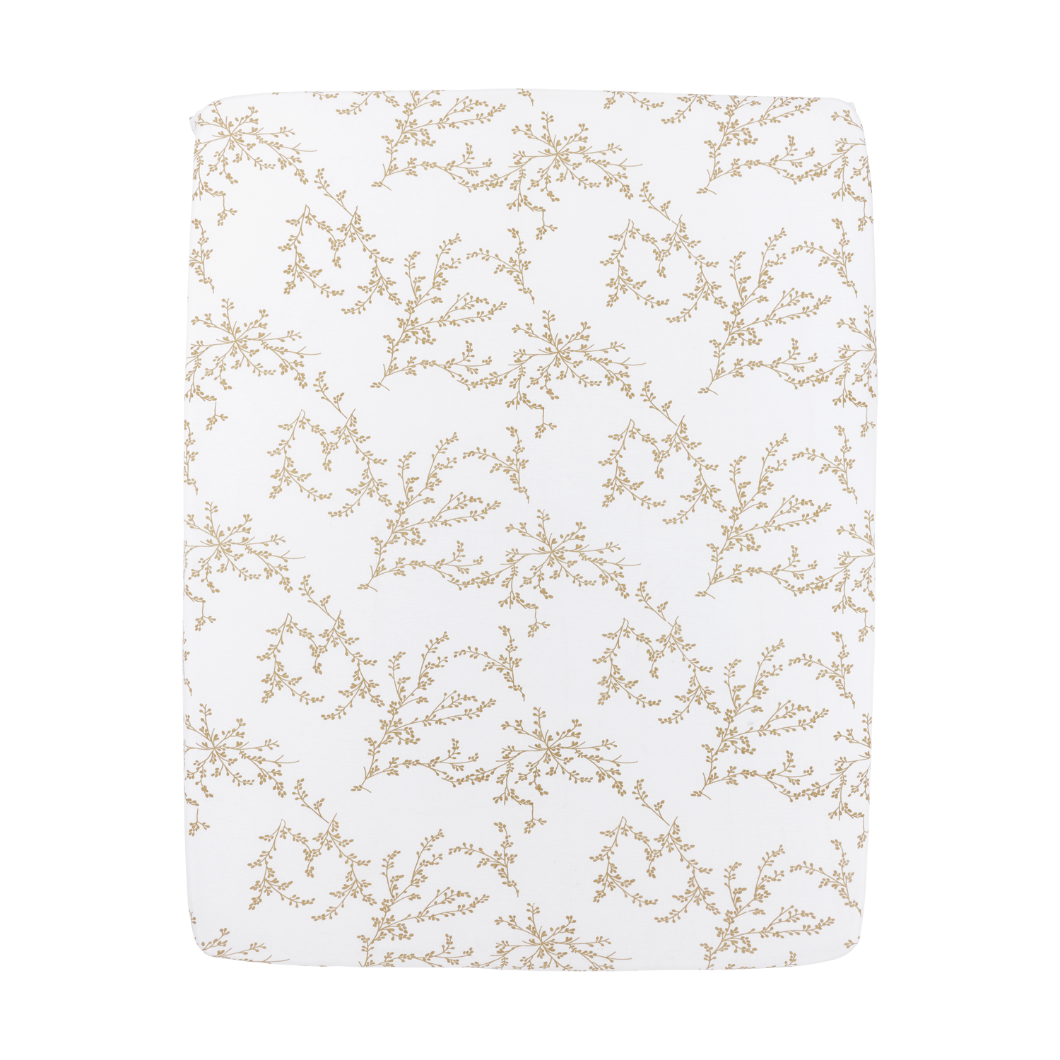 Meyco Spannbettlaken jersey print Branches Sand