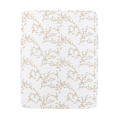 Meyco Spannbettlaken jersey print Branches Sand