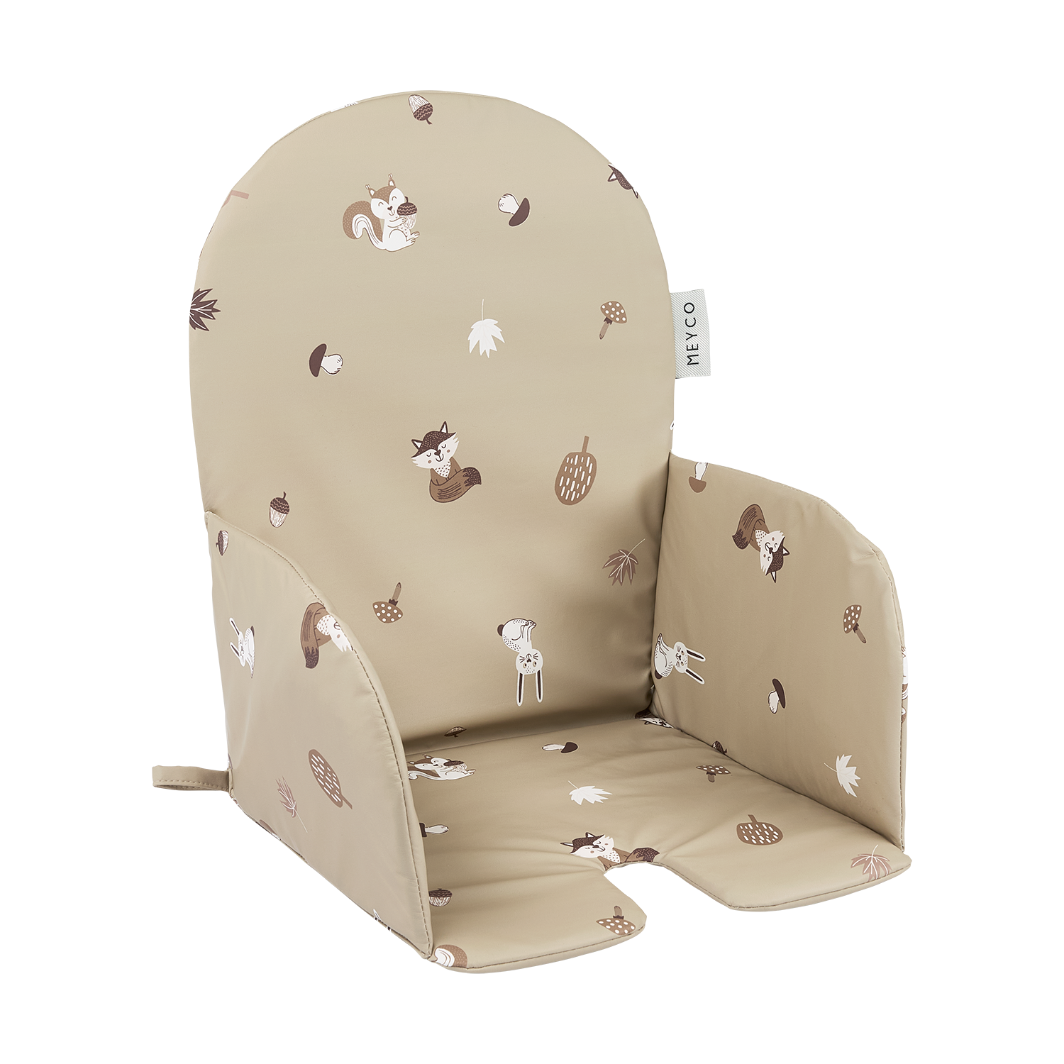 Meyco Sitzverkleiner Kinderhochstuhl für IKEA model Forest Animals Sand Studio