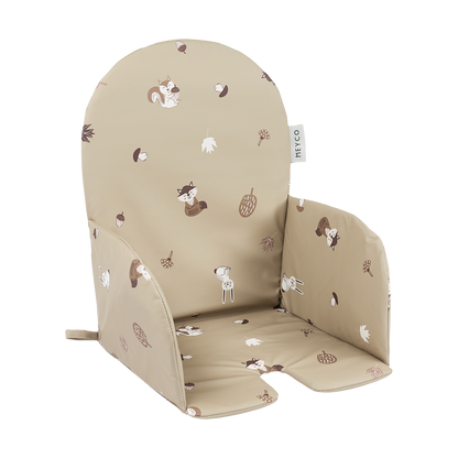 Meyco Sitzverkleiner Kinderhochstuhl für IKEA model Forest Animals Sand Studio