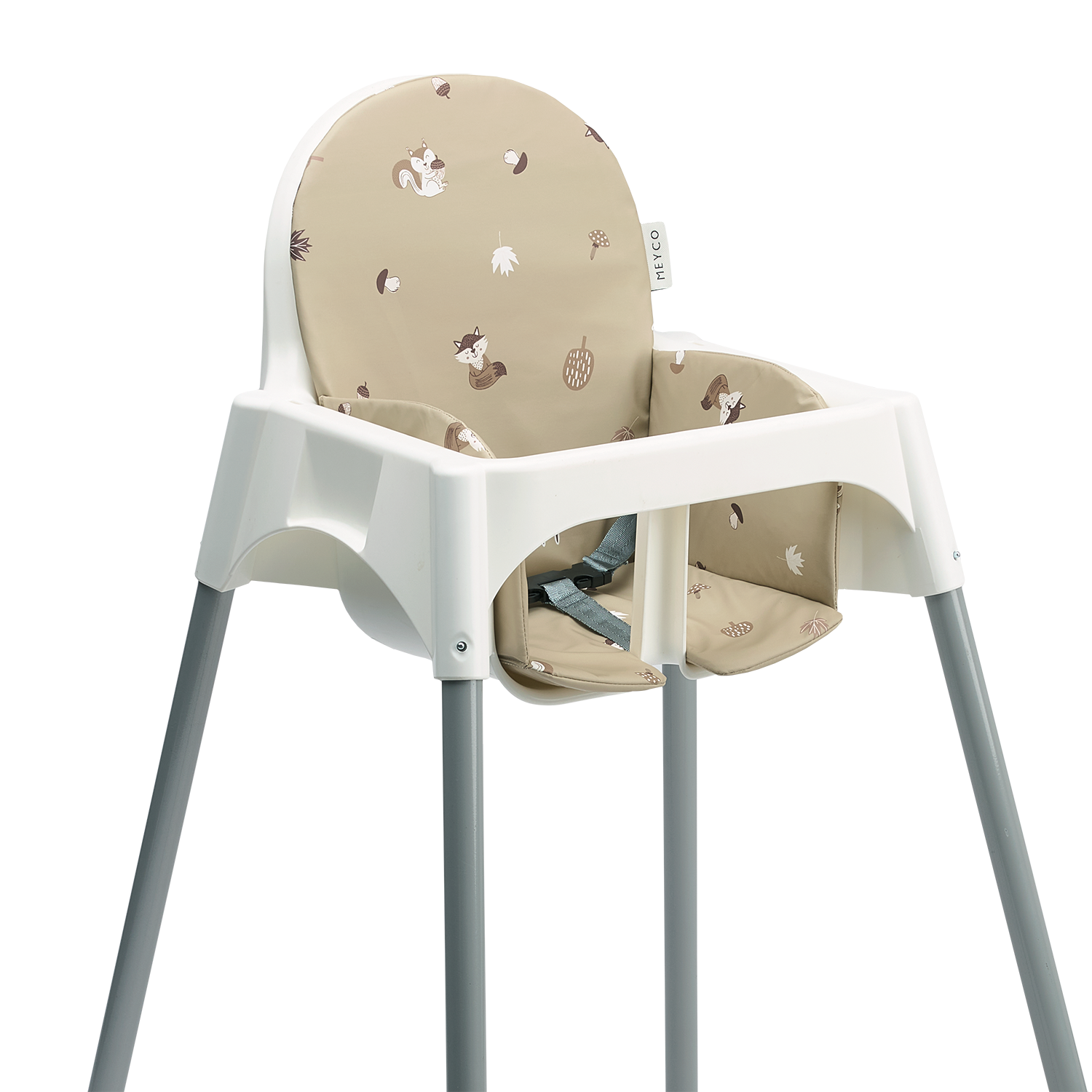 Meyco Sitzverkleiner Kinderhochstuhl für IKEA model Forest Animals Sand