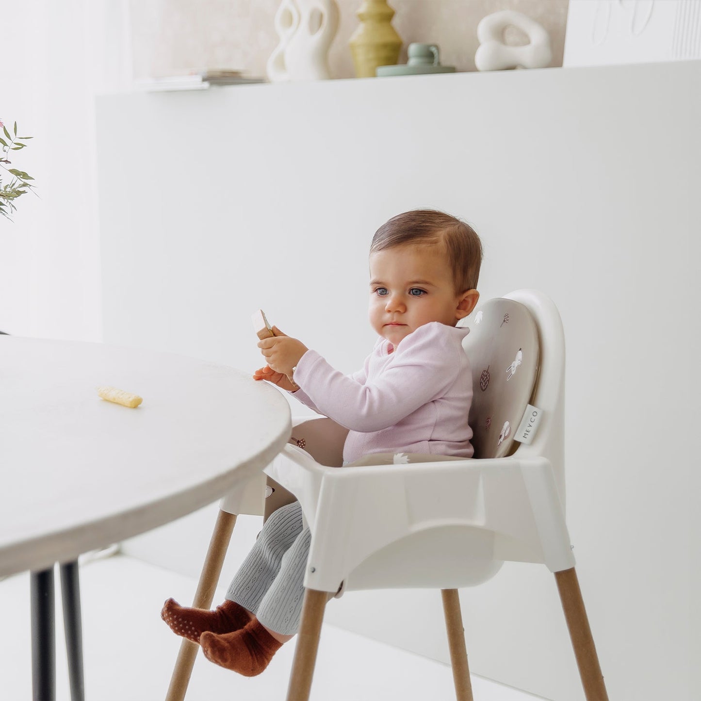Meyco Sitzverkleiner Kinderhochstuhl für IKEA model Forest Animals Sand
