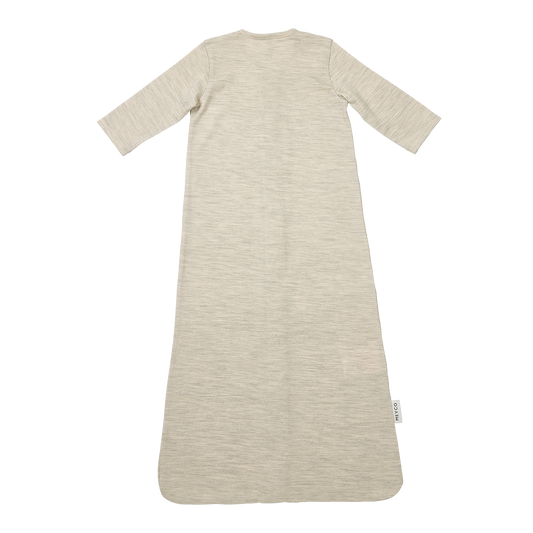 Meyco Schlafsack mit Ärmel Merinowolle Sand Melange