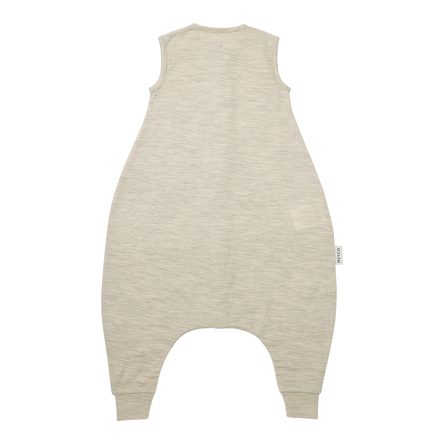 Meyco Schlafsack Jumper ohne Ärmel Merinowolle Sand Melange –