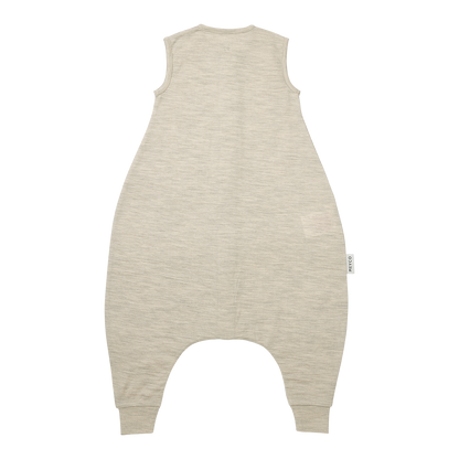 Meyco Schlafsack Jumper ohne Ärmel Merinowolle Sand Melange