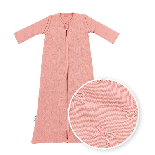 Meyco Schlafsack mit abnehmbaren Ärmeln jacquard Bow Rose Studio