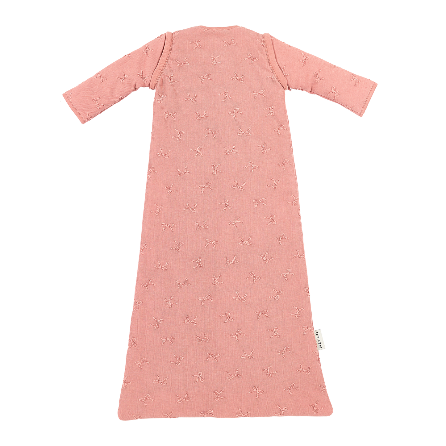 Meyco Schlafsack mit abnehmbaren Ärmeln jacquard Bow Rose