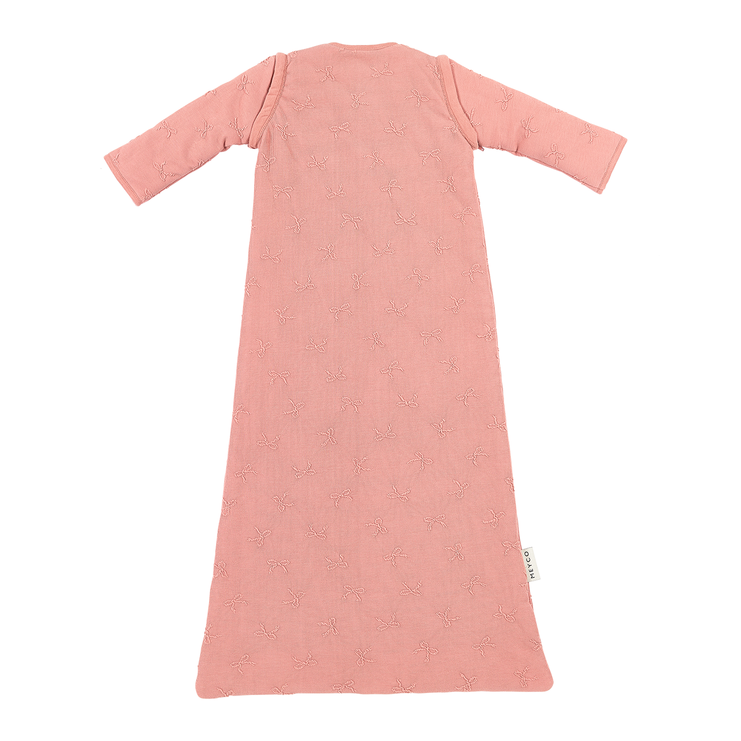 Meyco Schlafsack mit abnehmbaren Ärmeln jacquard Bow Rose