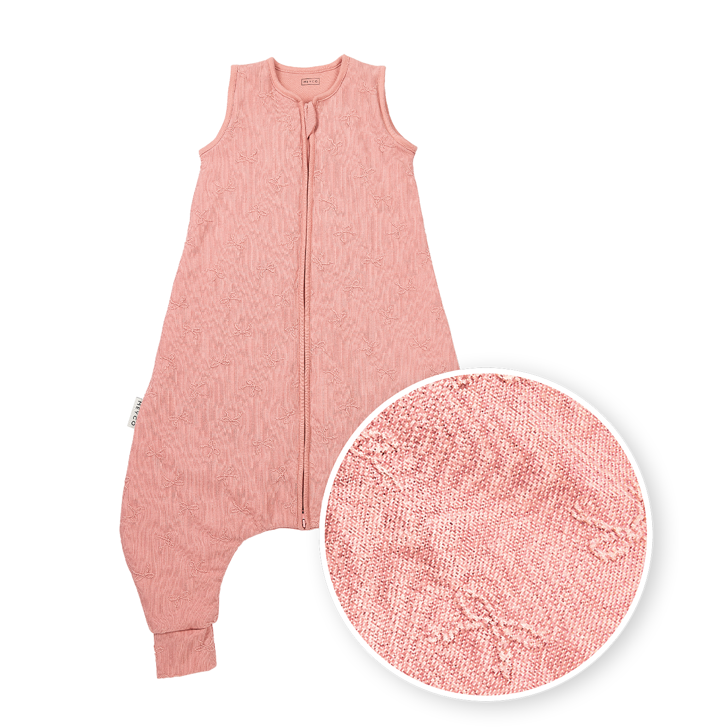 Meyco Schlafsack Jumper jacquard Bow Rose Studio