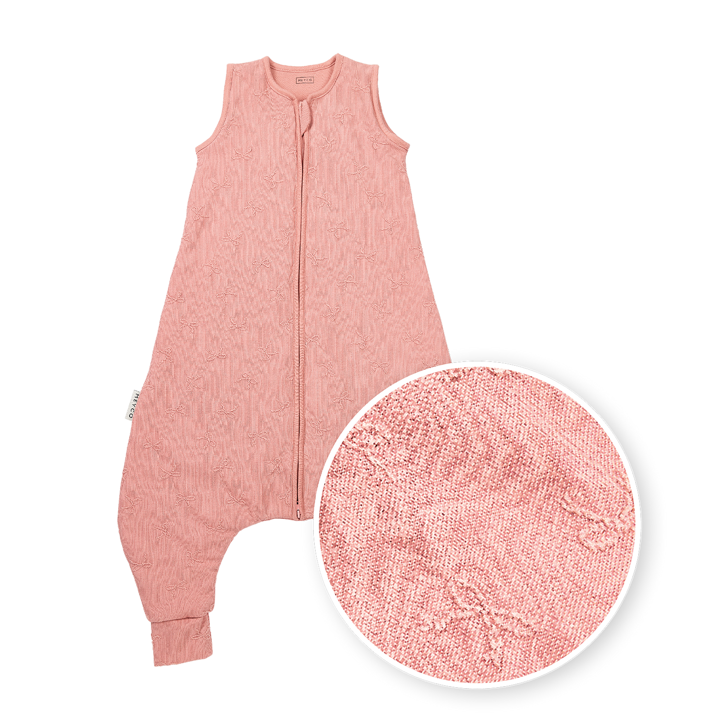 Meyco Schlafsack Jumper jacquard Bow Rose Studio