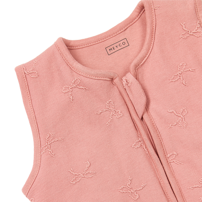 Meyco Schlafsack Jumper jacquard Bow Rose