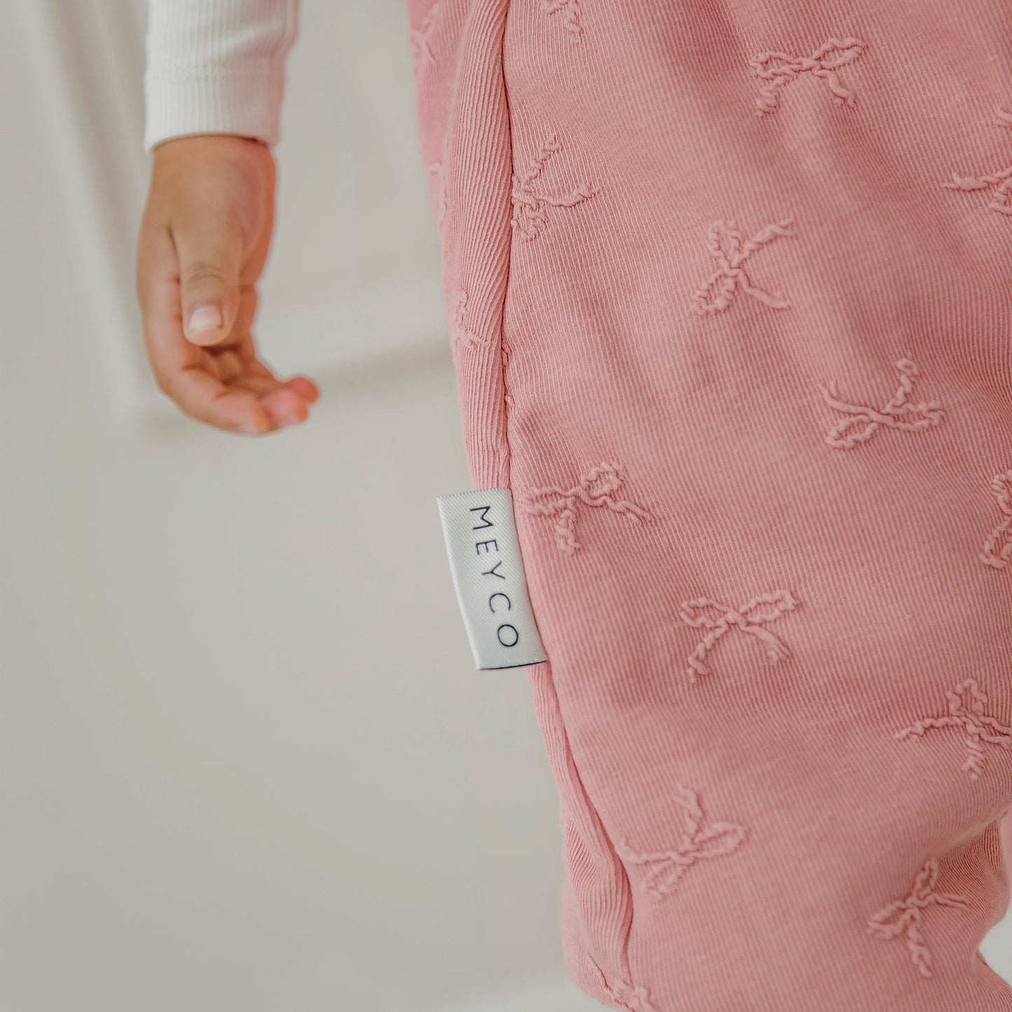 Meyco Schlafsack Jumper jacquard Bow Rose