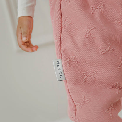 Meyco Schlafsack Jumper jacquard Bow Rose