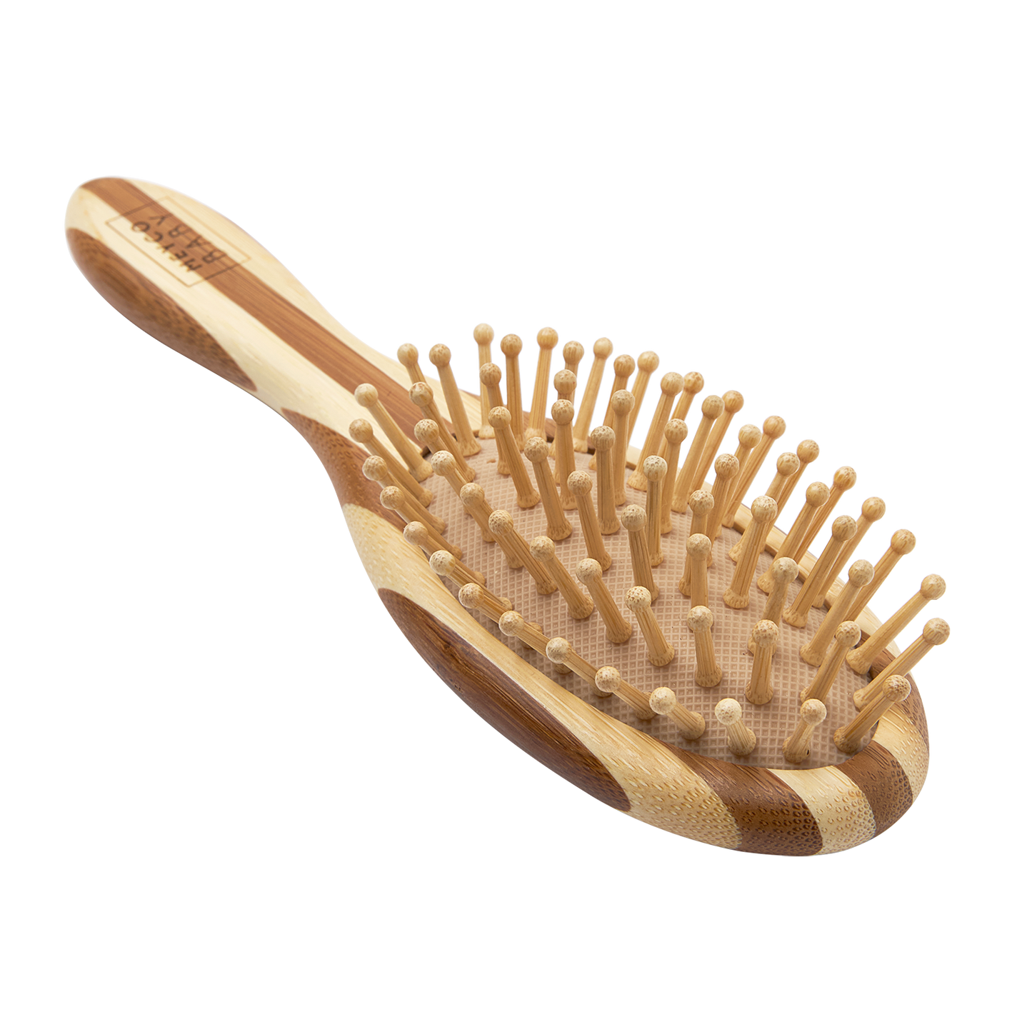 Meyco Friseurset Bambus 3-teilig Stripe Natural/Walnut