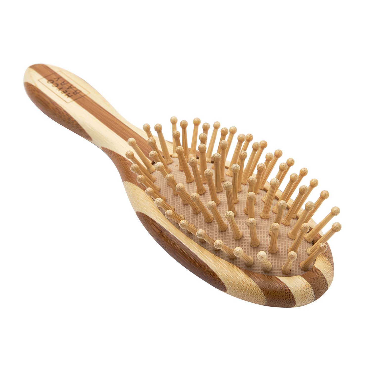 Meyco Friseurset Bambus 3-teilig Stripe Natural/Walnut