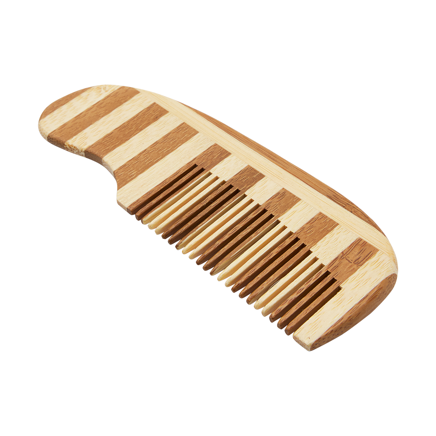 Meyco Friseurset Bambus 3-teilig Stripe Natural/Walnut