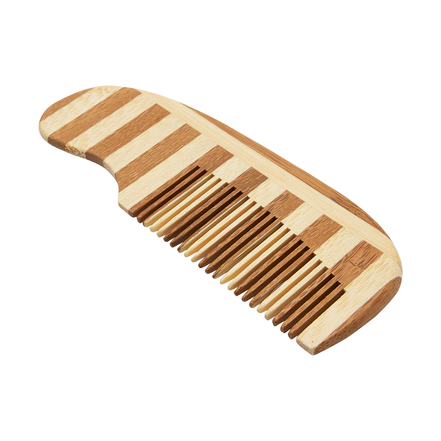 Meyco Friseurset Bambus 3-teilig Stripe Natural/Walnut