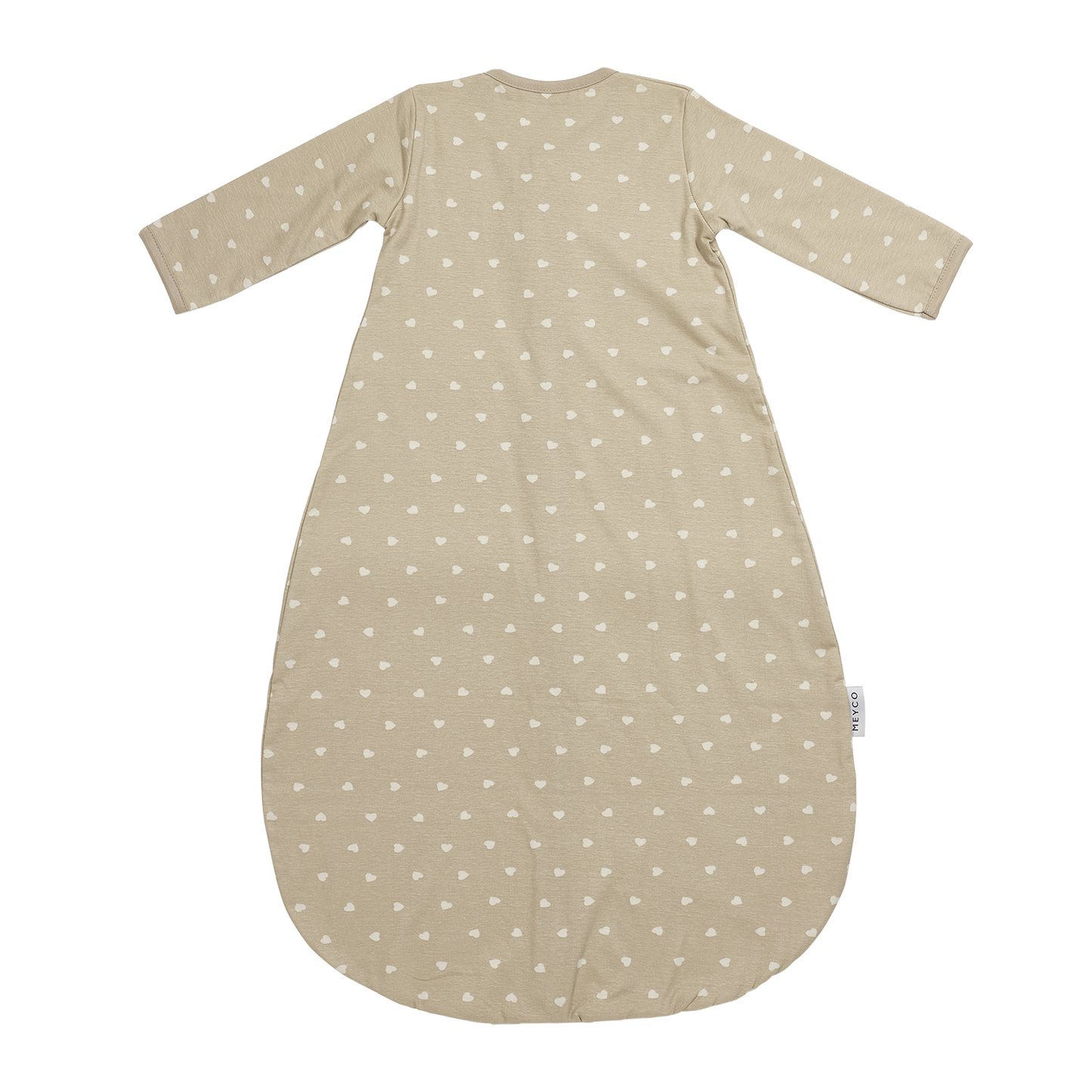 Meyco Schlafsack rund mit Ärmel jersey Sweet Heart Sand/Soft Sand