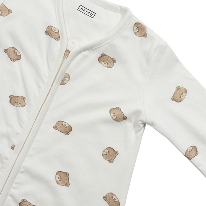 Meyco Schlafsack rund mit Ärmel jersey Bear Multicolor