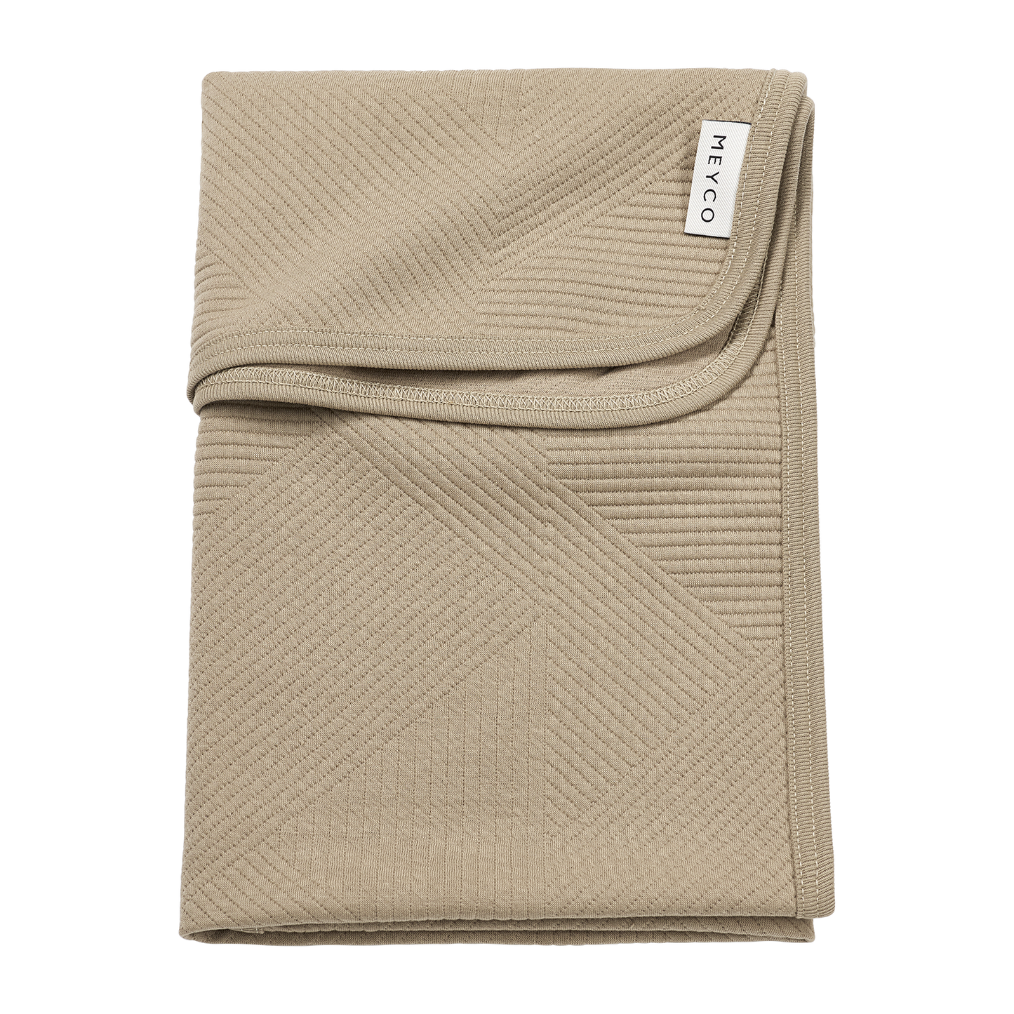 Meyco Decke gebreid jacquard - Pure Taupe Pure Taupe Studio